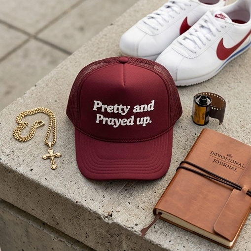Pretty and Prayed up Trucker Hat