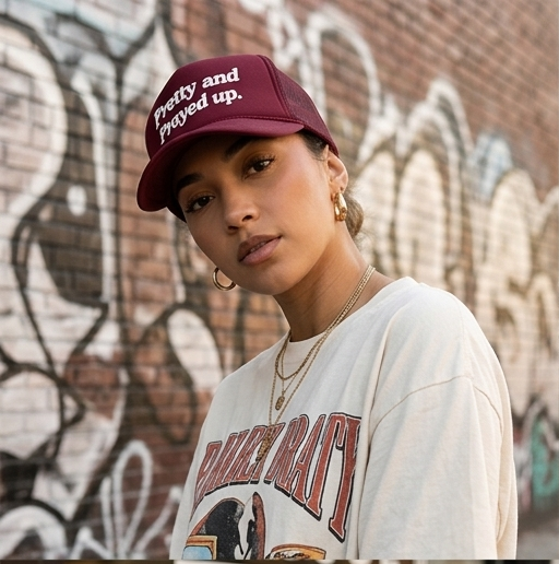 Pretty and Prayed up Trucker Hat